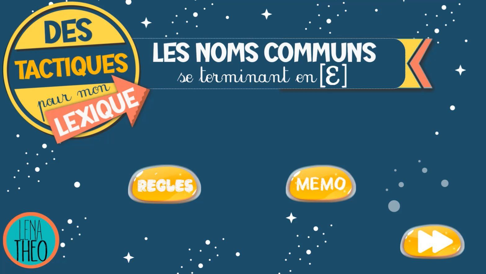 Des tactiques pour mon lexique!